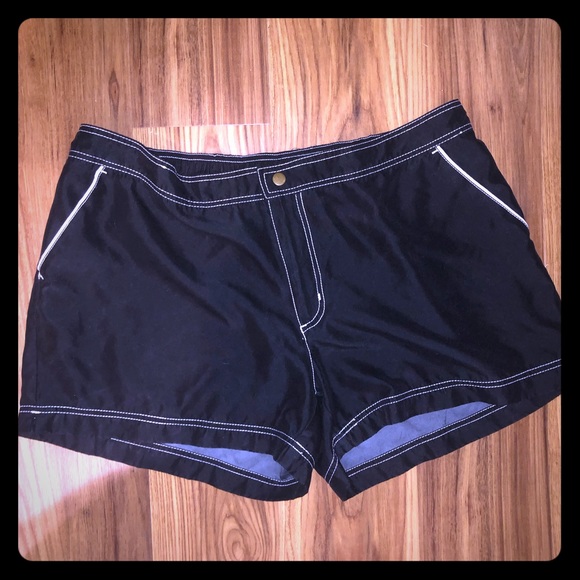 Black Swim Shorts - Picture 1 of 3